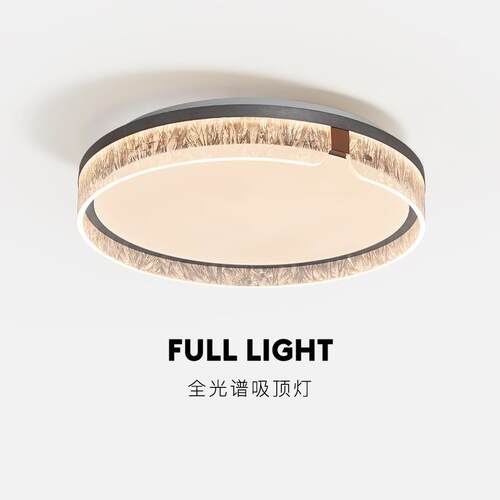 客厅吸顶灯意式现代简约大气护眼卧室房间中山灯具超亮全光谱主卧