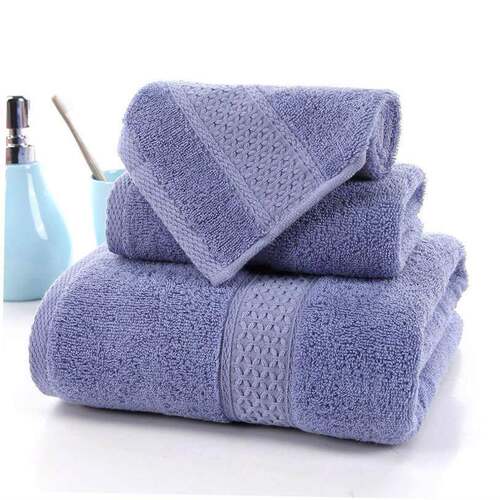 全棉毛巾浴巾三件套100% Cotton Beach Bath Face Towel Set 3pcs