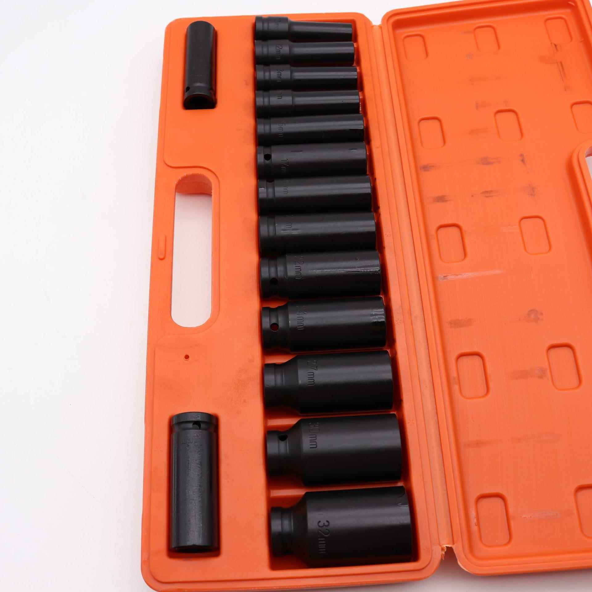 1215件/套重内六角电风炮套筒头型加厚加长气动动扳手LEZ风同动汽