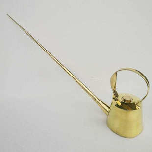 长嘴铜壶四川茶艺壶长嘴茶壶功夫茶壶舞蹈表演壶至诚铜壶长流壶无