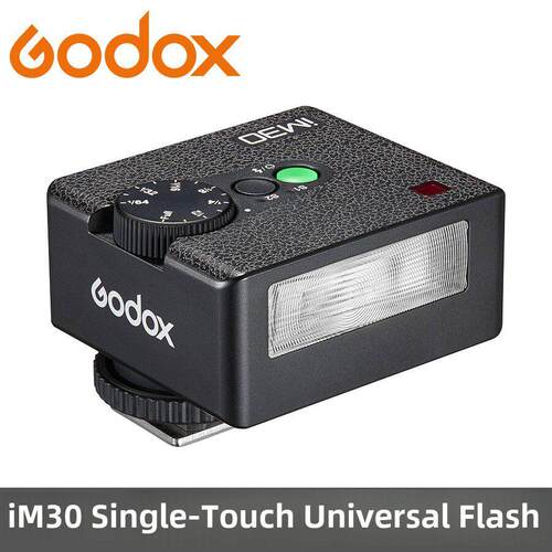 Godox Im30通用端口相机翻盖口袋裤迷你轻便便携式相机闪光灯