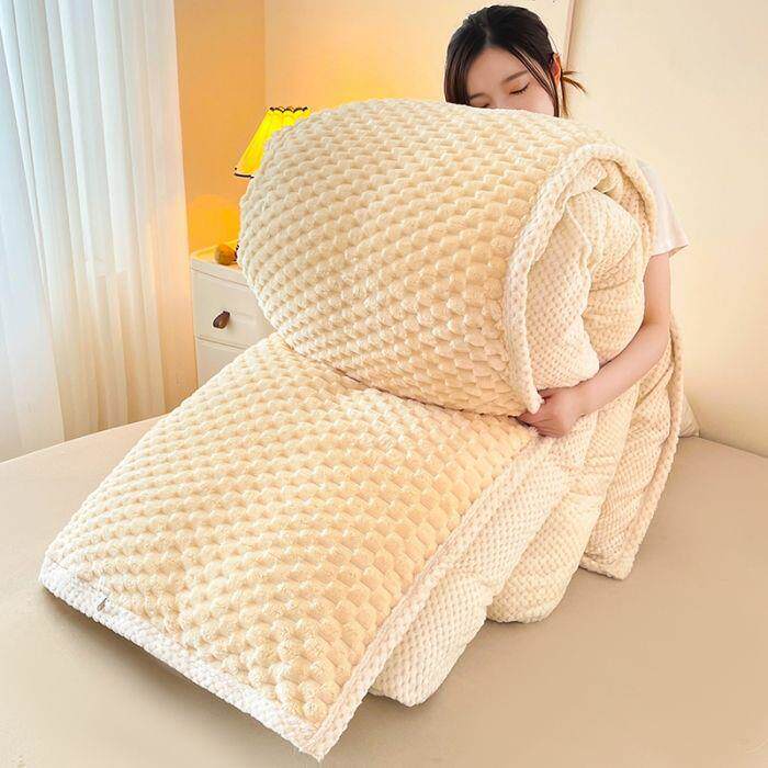 不钻绒全棉被壳羽绒被内胆套自充绒半成品旧服加工鸭绒鹅绒被专用