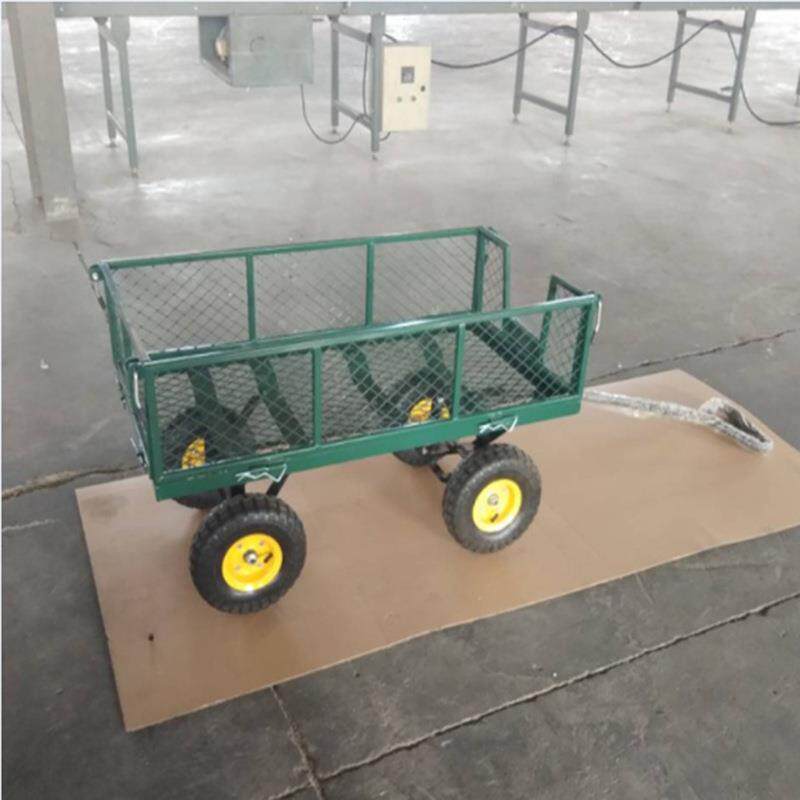 园林工具网车 花卉园艺工具车 花园多功能可折叠清扫车