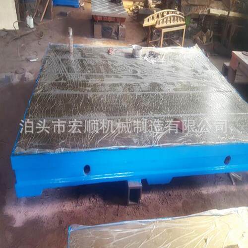 生产高精度加厚划线工作台研磨平板钳工装配平台现货供应