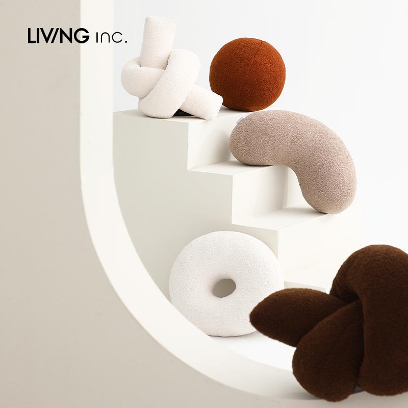 LIVING inc.立体异形 简约北欧风抱枕沙发客厅靠枕垫办公室大抱枕