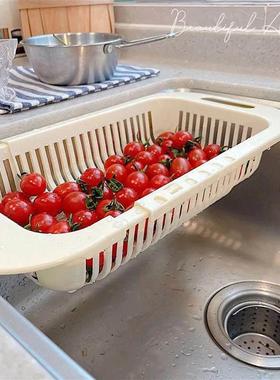 Drain basket bowl rack Kitchen fruit basin storage rack sink