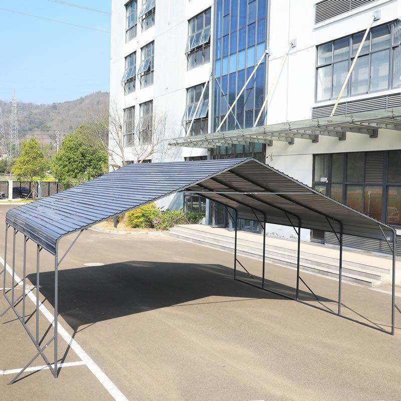 OutdoorCarport户外金属汽车篷车棚雨棚别墅庭院家用大型停车库