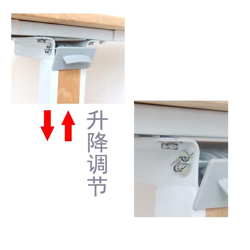 床边桌便携气杆升降老病人用餐移动桌病房护理桌家用床桌餐桌书桌