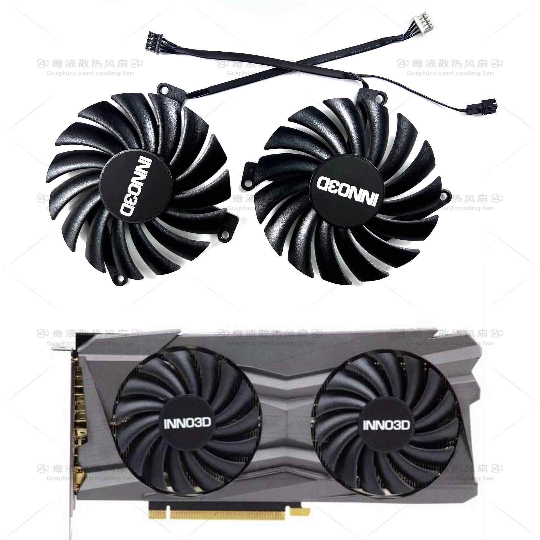 INNO3D映众 3060 3060ti TWIN X2黑金至尊显卡风扇CF-12910S