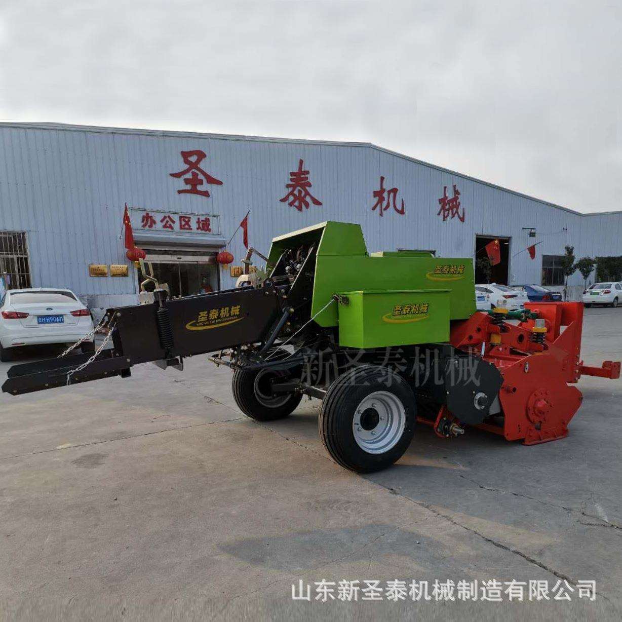 麦草自动捡拾方捆打包机价格干鲜秸秆方捆打包机打结器新