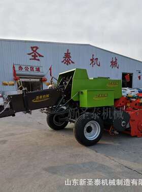 自动捡拾麦秸方捆机现货小麦秸秆方捆机出包大小方形拾草机