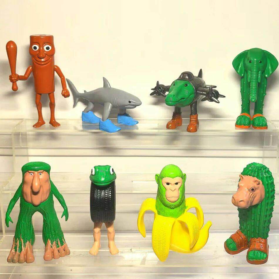 Italian Brainrot Tung Sahur Figure Toy Tralalero Tralala Fig