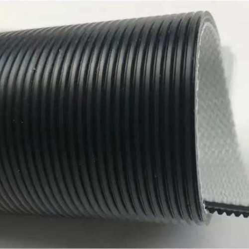 白色PU直条纹输送带 食品级PU输送带 PVC传送带