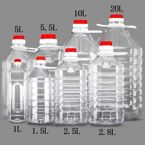500ml/2.5L5L10L20LPET透明食用塑料油壶酒瓶油瓶油桶酒桶酒壶