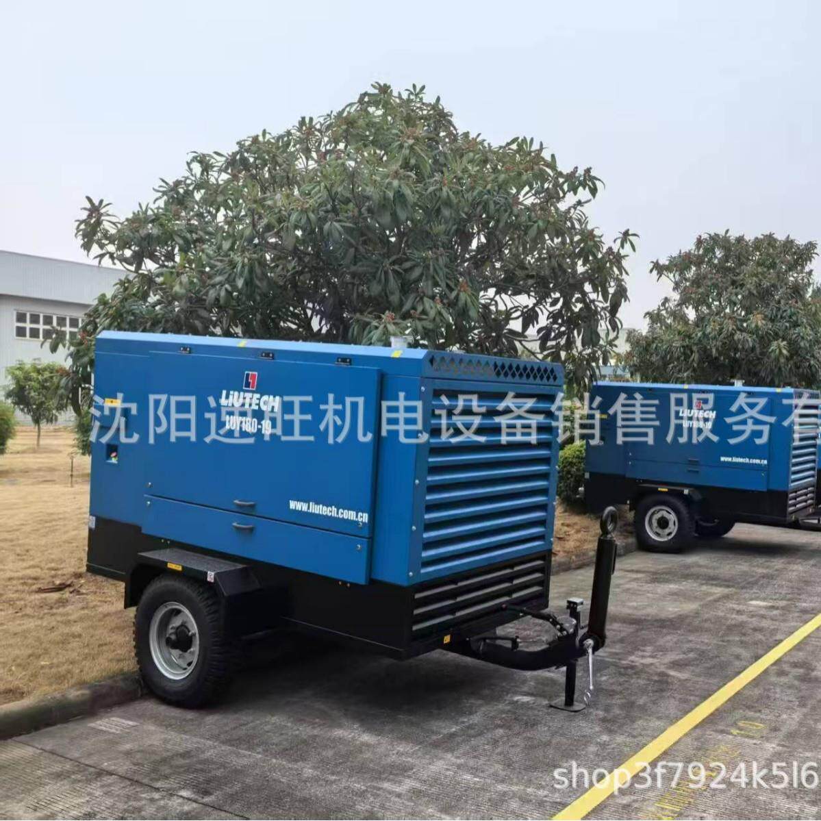 柳LUY300-28柴油发动机250kw船用双级螺杆空气压缩机
