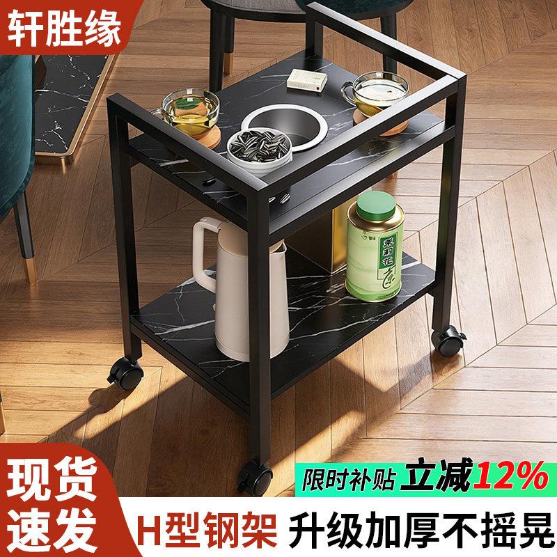 麻将机茶水架茶几置物架麻将桌小边几棋牌室打牌可移动专用茶水桌