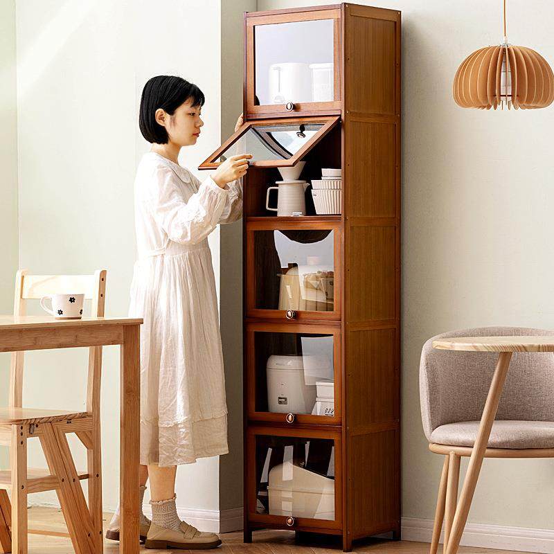 夹缝厨房置物架整理架调料架子收纳架厨房用品餐边柜家用橱柜多层