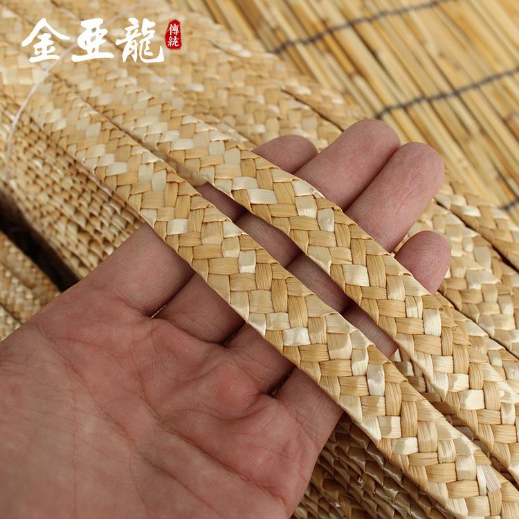 源头厂家 麦草辫草编工艺品 原料麦草麦秸辫七股辫草辫箱包原材料