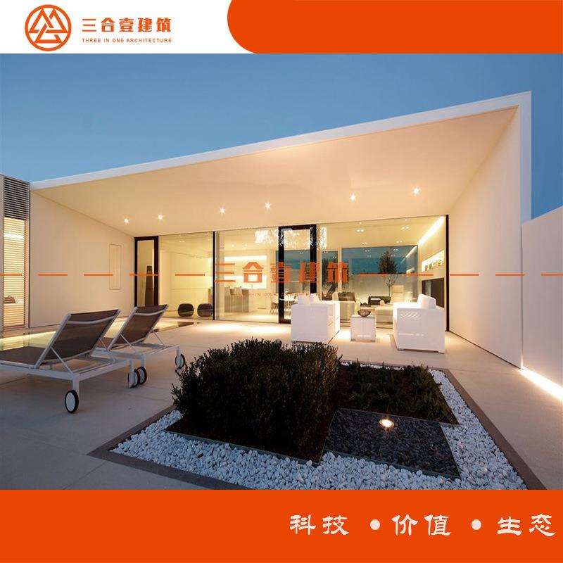 厂家生产轻钢别墅新农村钢结构一二层装配式集成别墅建造材料乡村