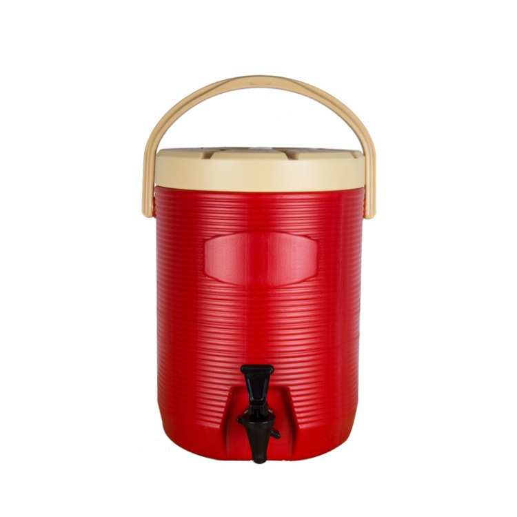 欧诚美式塑料奶茶桶大容量双层保温桶密封13L15L17L20L塑料保温桶