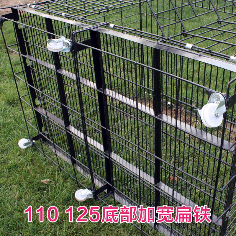 狗笼折叠款大号加粗加固耐咬金毛萨摩哈士奇中大型犬狗笼子免安装