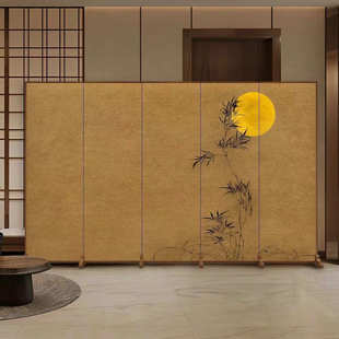 隔断客厅遮挡酒店卧室办公室立体家用折屏可移动折叠新中式屏风