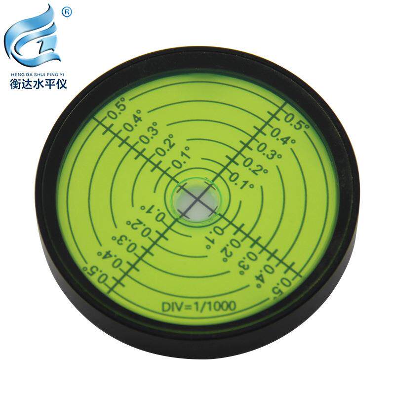 金属万向水平仪6010高精度3分水准仪磁性圆形水平泡便携式水准泡