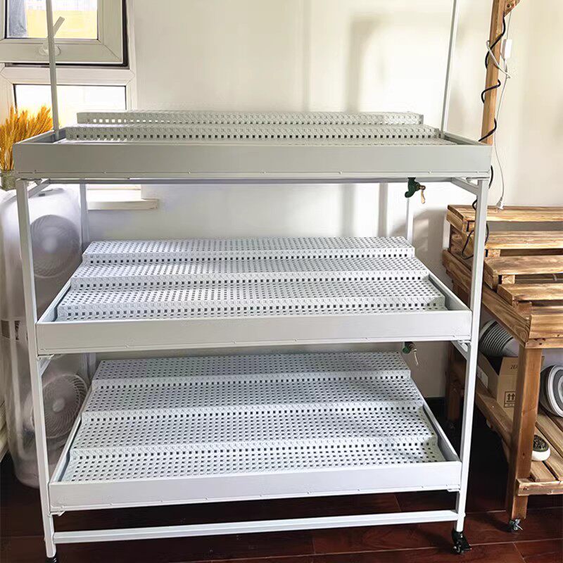 阳台多肉花架带水槽接水盘室内沥水盘浸水盆多层落地镀锌管花架