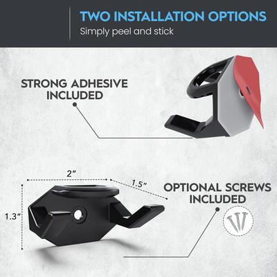 2pcs Hat Hooks for Wall Hat Rack for Baseball Caps Minimalis