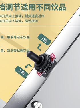 厂家直供双头电动奶昔机商用奶茶店搅拌机全自动奶泡奶昔摇摇机设