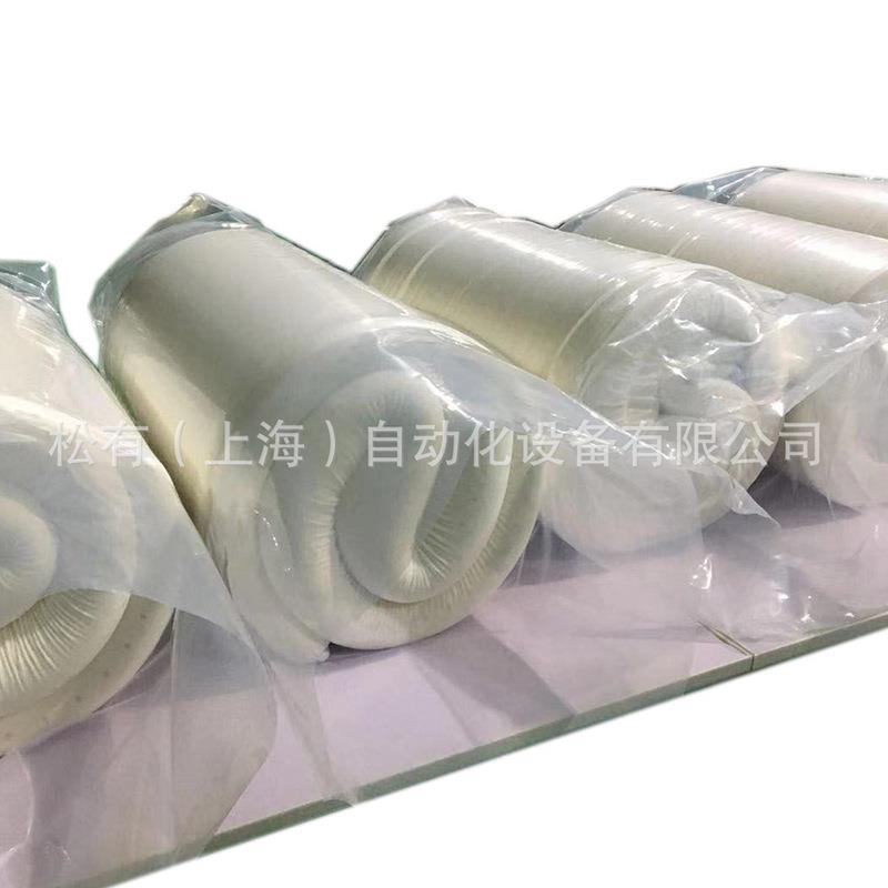上海全自动海绵卷包机床垫压缩包装海绵床垫流水线生产设备