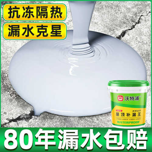 ll防水涂料平房顶屋顶缝补漏王堵漏胶水聚脲外墙聚氨酯材料