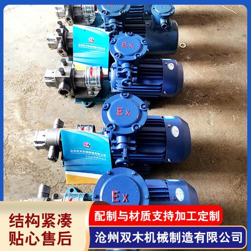 供应外润滑泵轴承外置不锈钢外润滑齿轮泵WZYB-55不锈钢齿轮泵