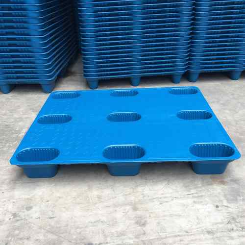 1210吹塑托盘1200*1000吹塑托盘平板九脚托盘1111吹塑卡板栈板
