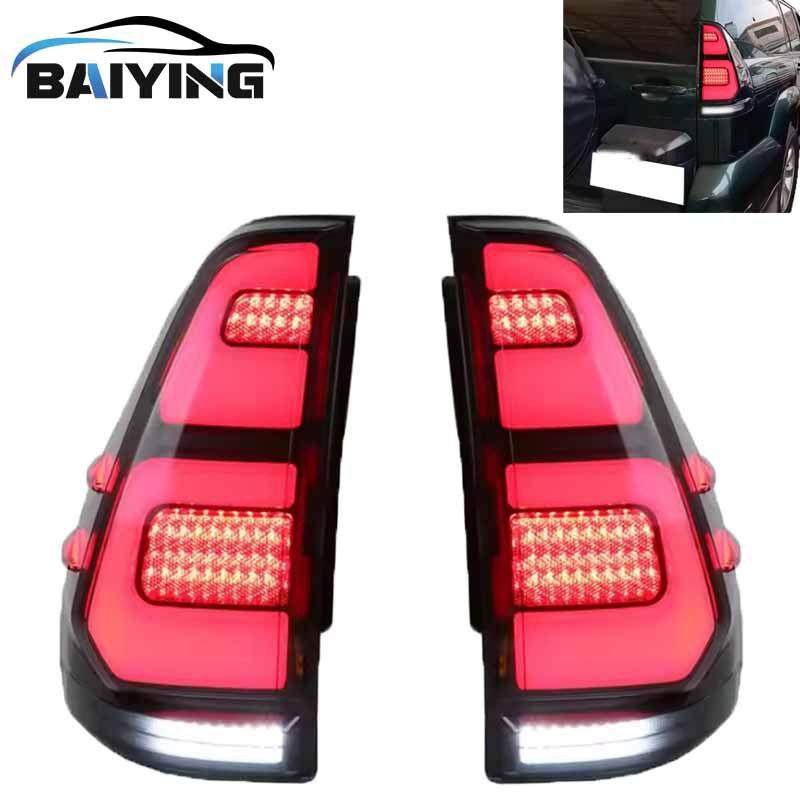 适用于丰田普拉多10-18汽车尾灯熏黑流光转向V-032110跨境