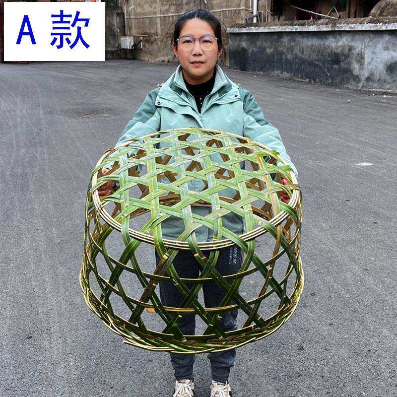 竹编炕衣架竹灯罩加厚竹筐烘衣篓竹笼火罩电暖炉冬季取暖器烤火架