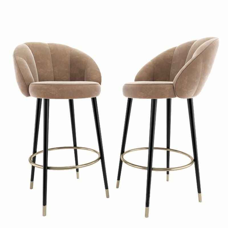 设计师吧椅简约现代铁艺吧椅轻奢样板间高脚椅家用吧台椅北欧椅子,商业/办公家具,酒吧椅,淘宝优惠券,粉丝福利购,淘宝优惠卷