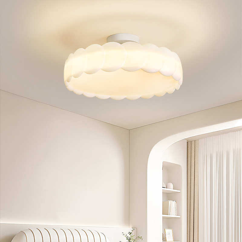 普瑞护眼极简奶油风卧室吸顶灯现代简约主卧灯温馨浪漫LED房间灯,家装灯饰光源,智能吸顶灯,淘宝优惠券,粉丝福利购,淘宝优惠卷