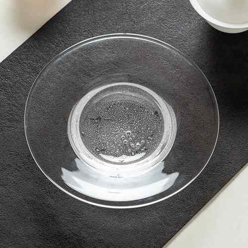 中式月球壶承茶承家用高硼硅干泡台高颜值茶点盘茶具配件托盘果盘