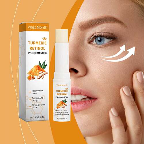 WEST MONTH Turmeric Retinol Eye Cream Stick - Hydrating and