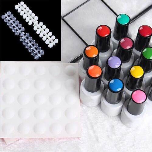Tips With Sticker Color Chart Flat Back UV/Gel/Polish For