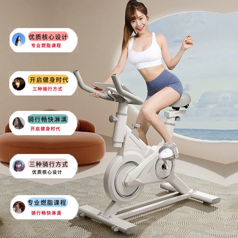健身车小型室内减肥运动器材静音脚踏自行车动感款家用健身车器盖布配件
