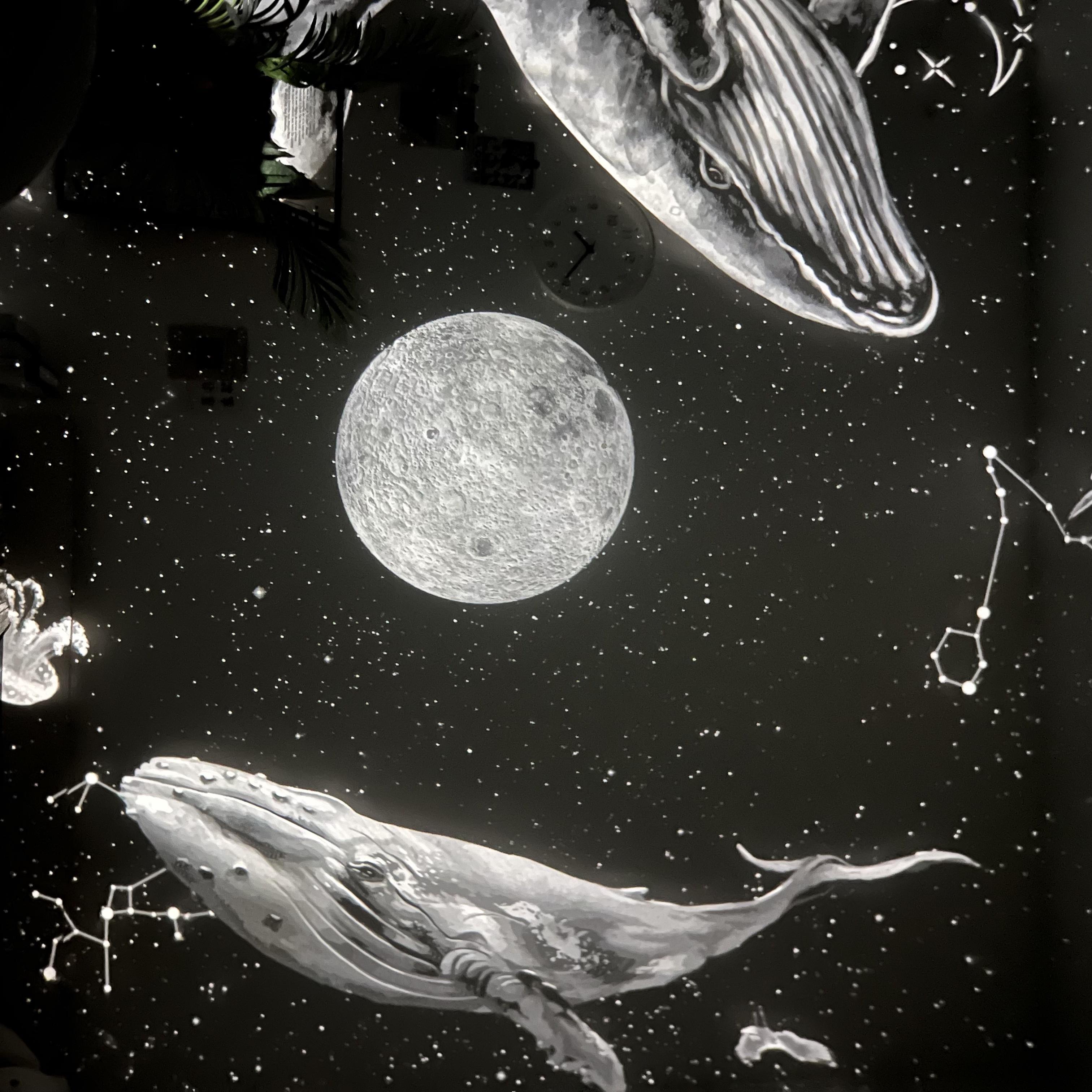 【鲸鱼物语】流星星空投影灯卧室满天星送男女朋友闺蜜生日礼物