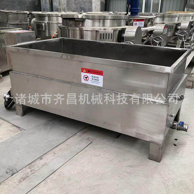 全自动方形卤煮锅酱牛肉卤煮生产线蒸汽加热五面升温快速开锅