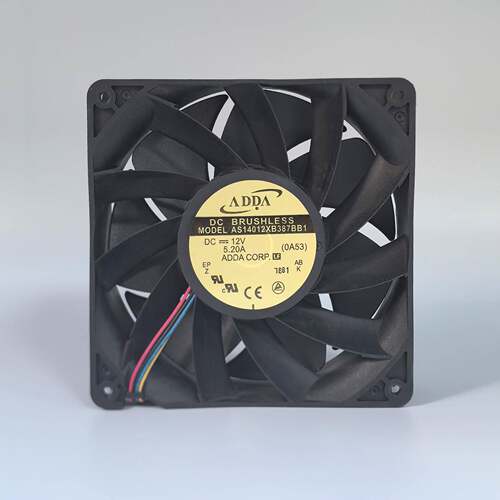 ADDA 14038 14CM 12V 5.20A AS14012XB387BB1暴力大风压散热风扇