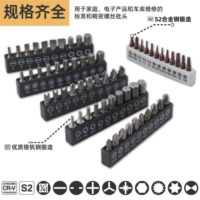 78工件批头螺丝刀套筒家用一字花78件套批子十字六角起便携具套筒