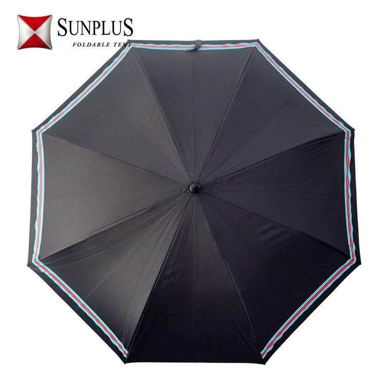 哇噢防多色彩虹伞柄直杆可伞风伞长晴雨伞商务伞印loYH-00189go广