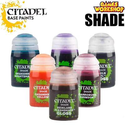 三林战棋-战锤颜料 GW漆 渍洗 阴影色18ml洗漆系列 SHADE19色可选
