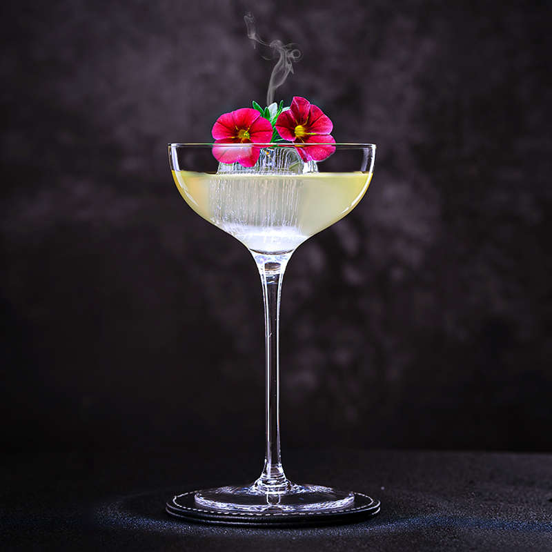 调酒师 酒吧180ml日式专业阔口鸡尾酒杯高脚水晶杯玛格丽特香槟杯