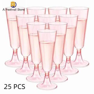 Champagne Glasses Disposable Cocktail Glasses Plastic Glasse